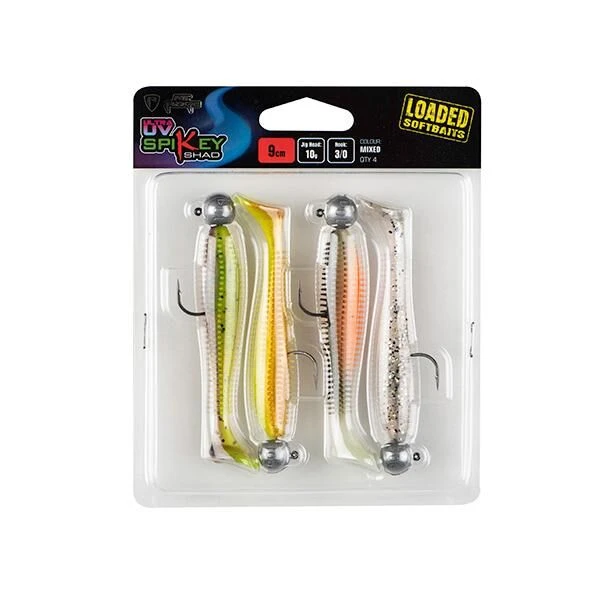Fox Rage UV Spikey Shad Loaded 1 Fox Rage UV Spikey Shad Loaded