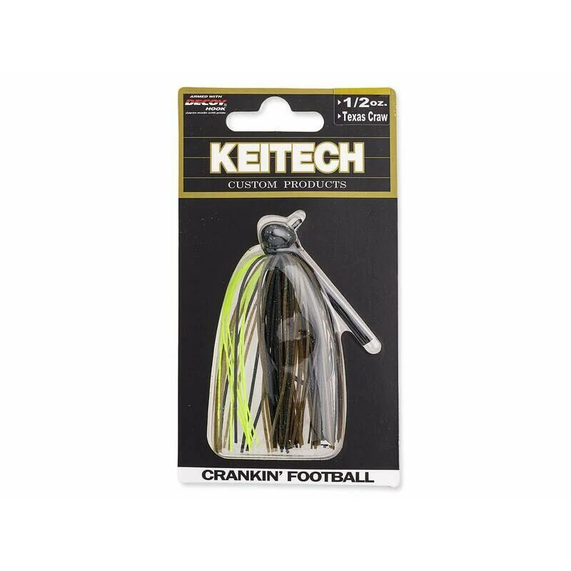 Keitech Crankin Football Jig 14g 3 Keitech Crankin Football Jig 14g - Afbeelding 3
