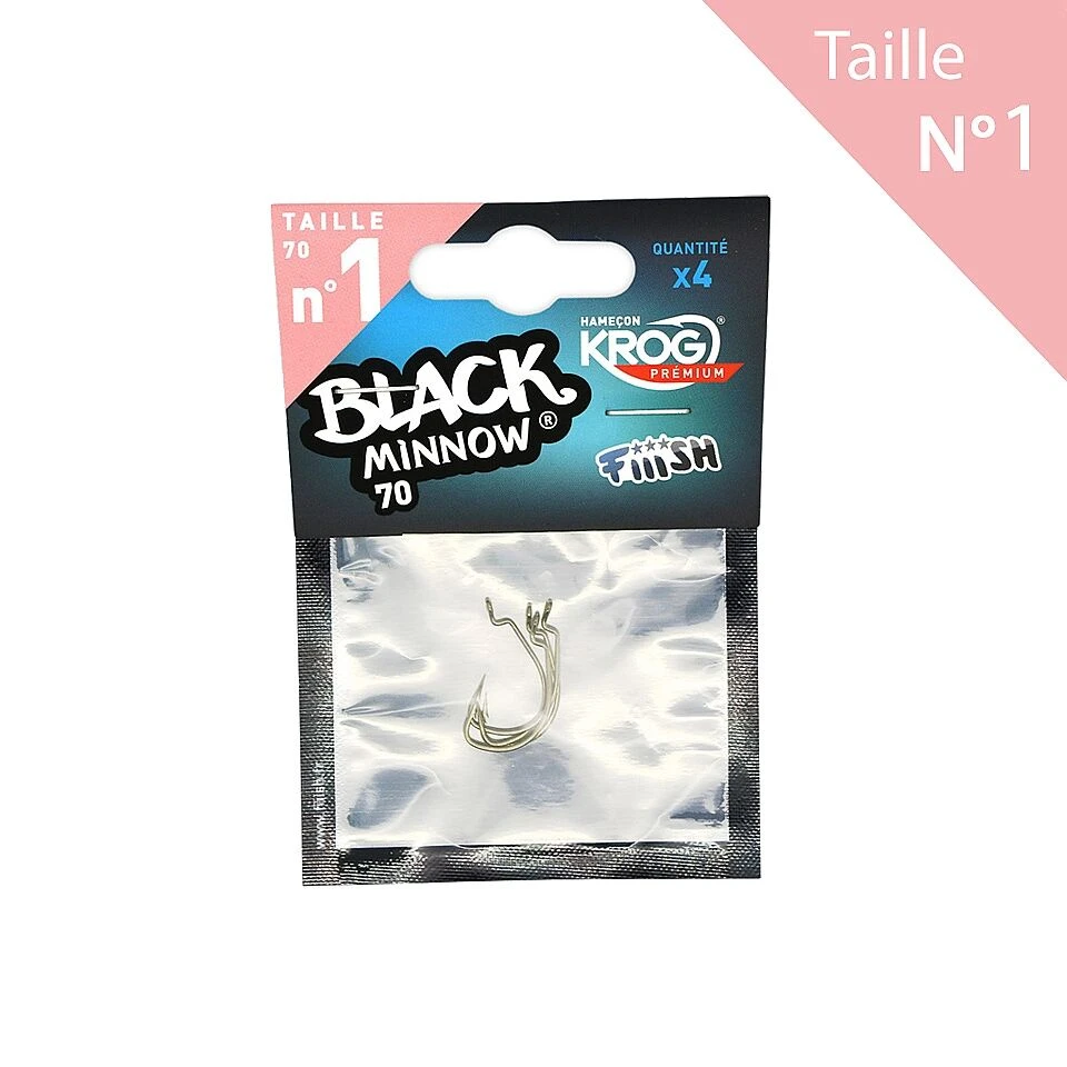 Fiiish Black Minnow 70 KROG Haken 1 Fiiish Black Minnow 70 KROG Haken